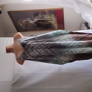 LOVE STITCH ty die maxi dress pockets ,S/M